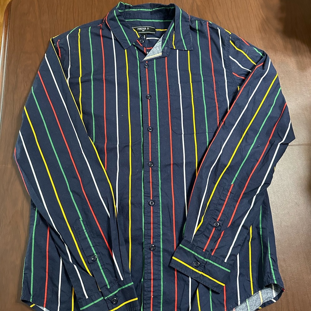 Men’s Forever 21 Long Sleeve Dress Shirt